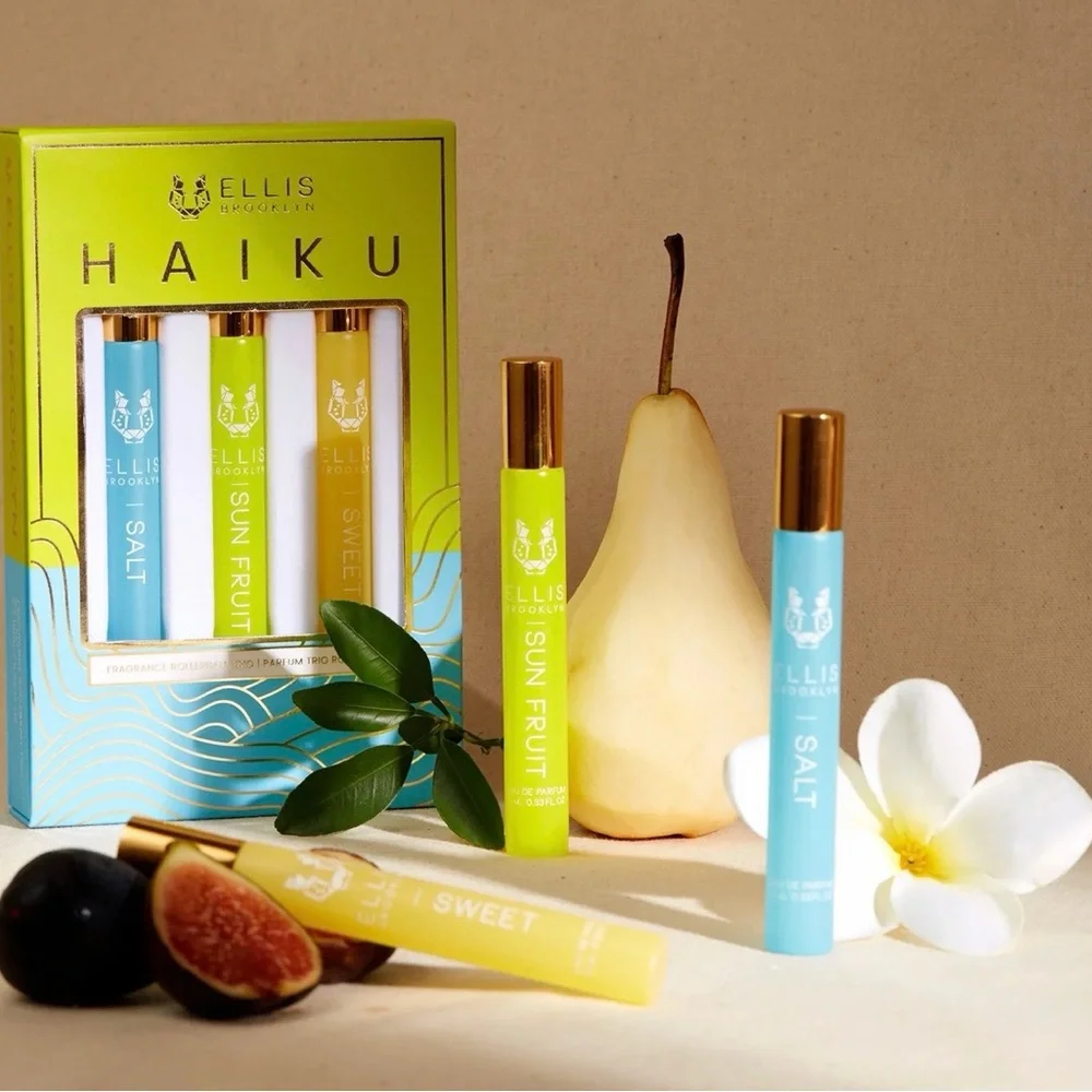 Ellis Brooklyn Haiku Fragrance Perfume Rollerball Trio Set - Picture 2 of 12